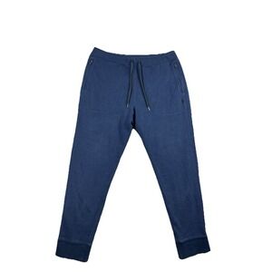 Polo Ralph Lauren Sweatpants Mens Large Navy Joggers Drawstring Cuffed Logo Pony